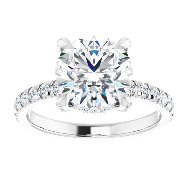Accented Engagement Ring