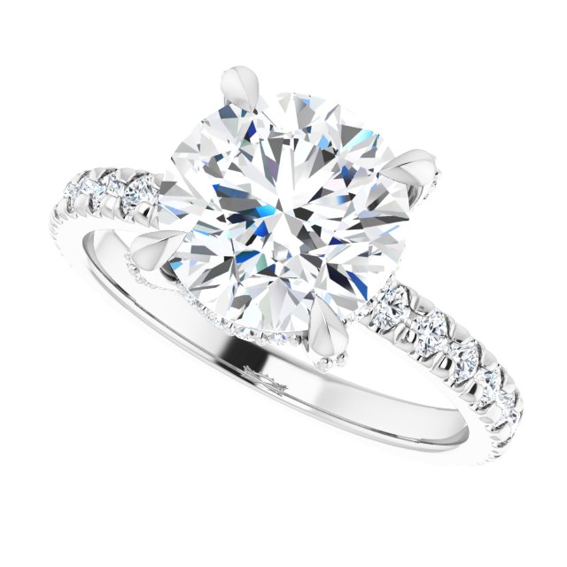 Accented Engagement Ring