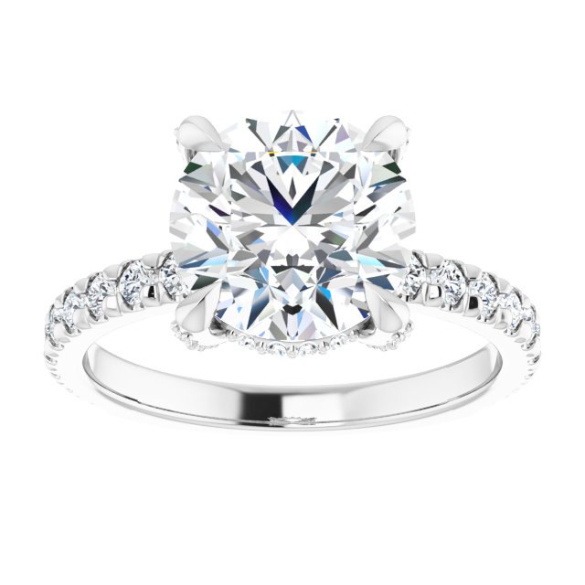 Accented Engagement Ring