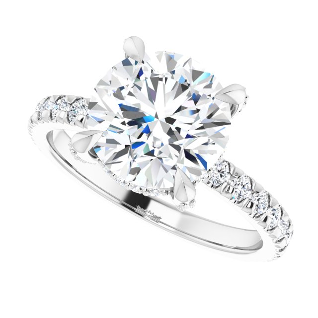 Accented Engagement Ring