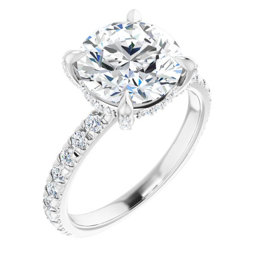 Accented Engagement Ring