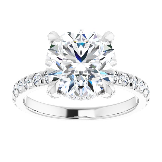 Accented Engagement Ring