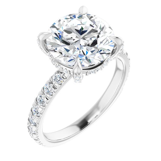 Accented Engagement Ring