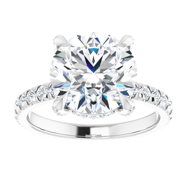 Accented Engagement Ring