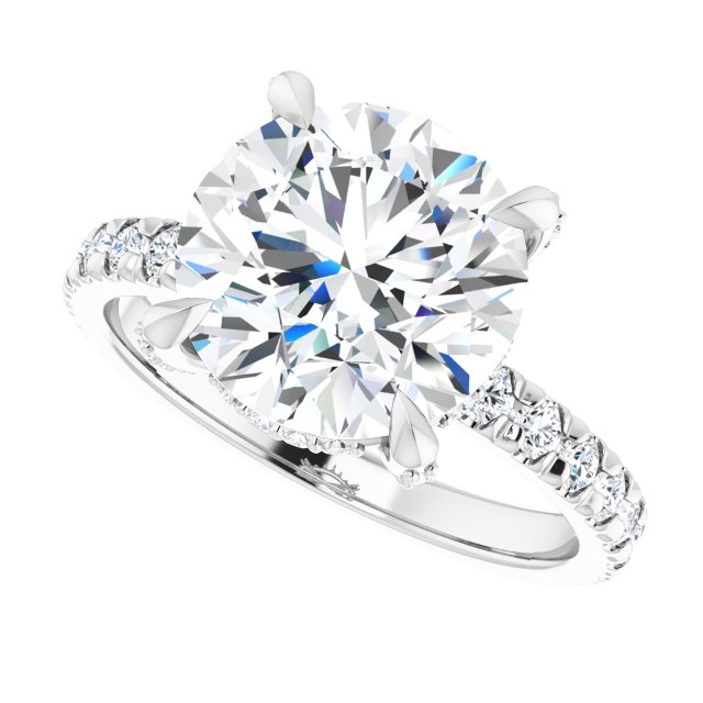 Accented Engagement Ring