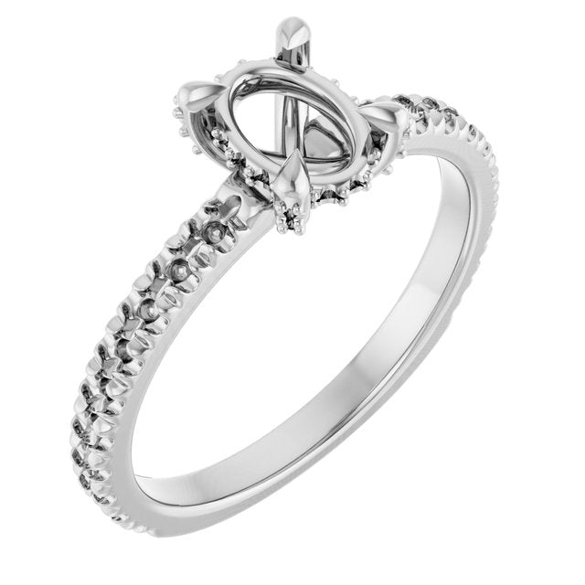 Accented Engagement Ring