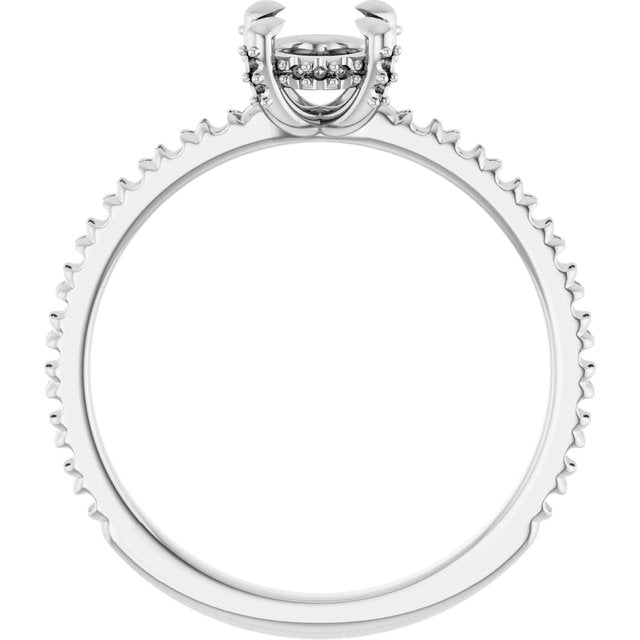 Accented Engagement Ring