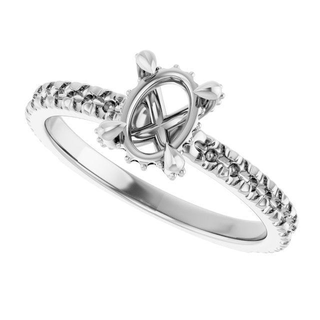 Accented Engagement Ring