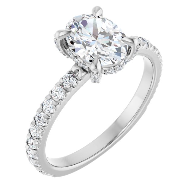 Accented Engagement Ring