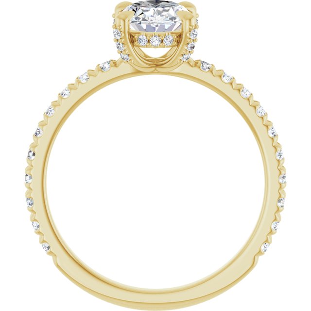 Accented Engagement Ring