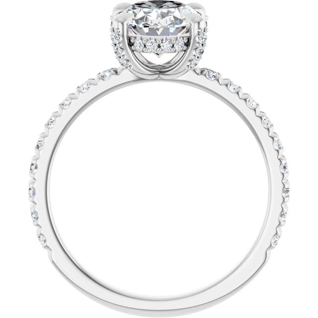 Accented Engagement Ring