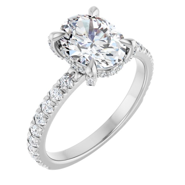 Accented Engagement Ring