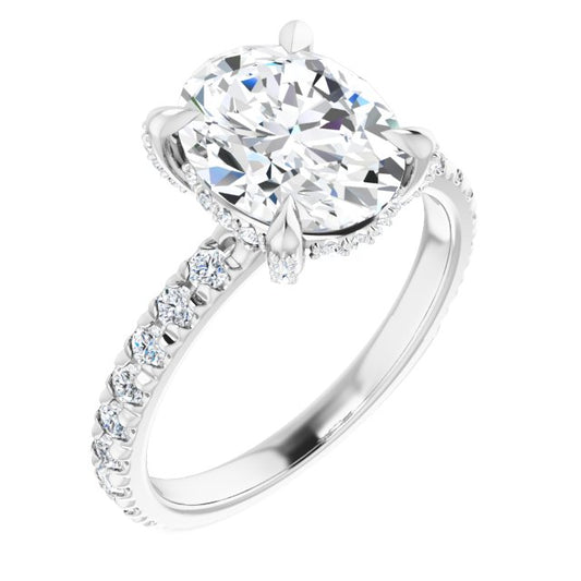 Accented Engagement Ring