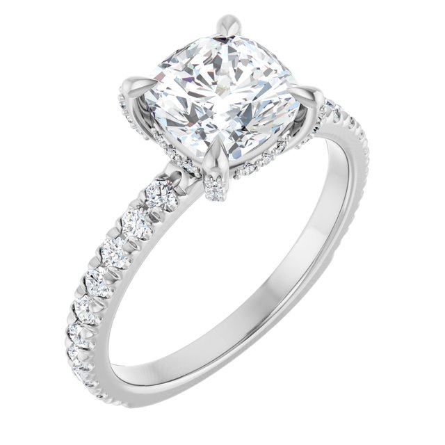 Accented Engagement Ring