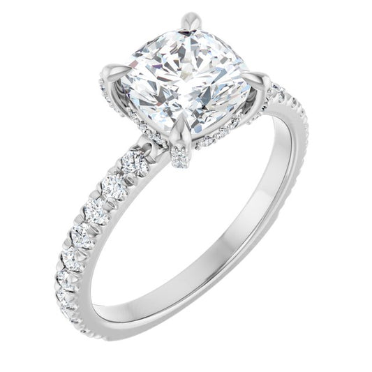 Accented Engagement Ring