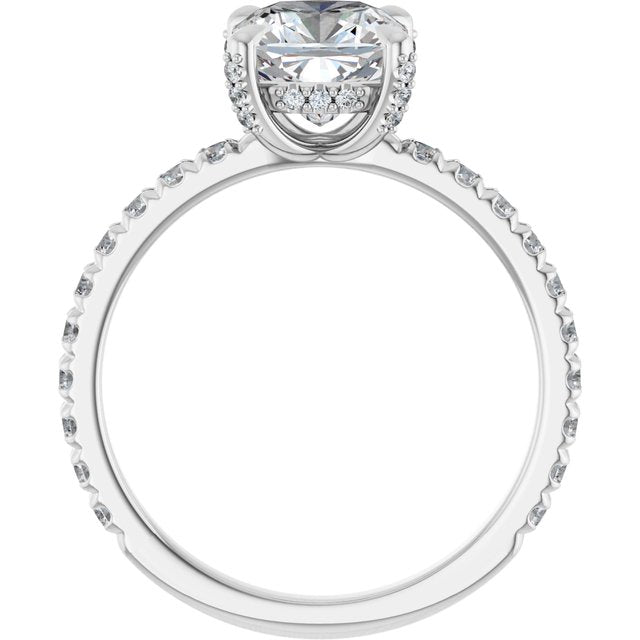 Accented Engagement Ring