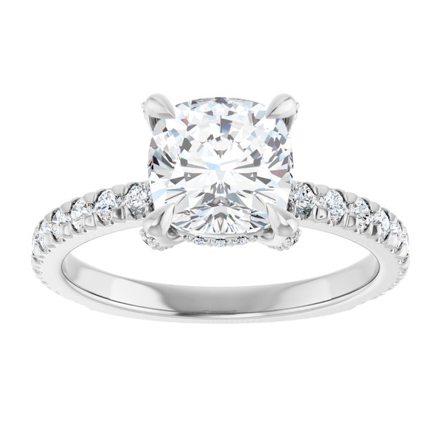 Accented Engagement Ring