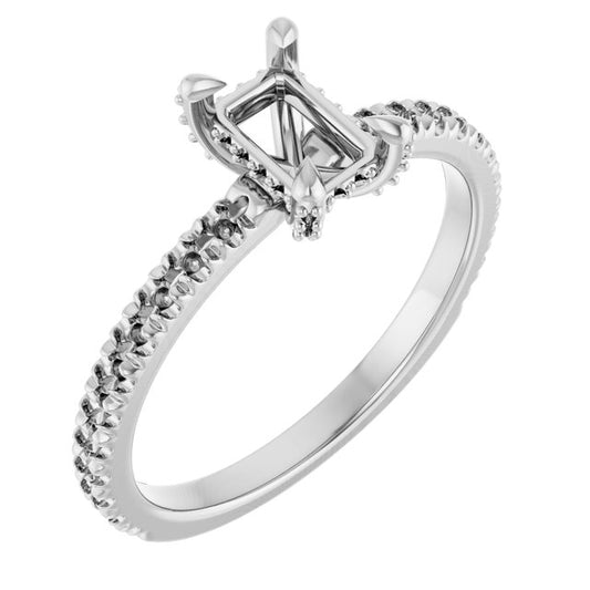 Accented Engagement Ring