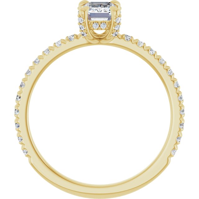 Accented Engagement Ring