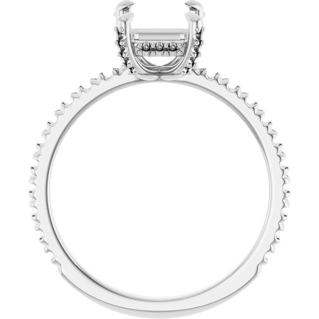 Accented Engagement Ring