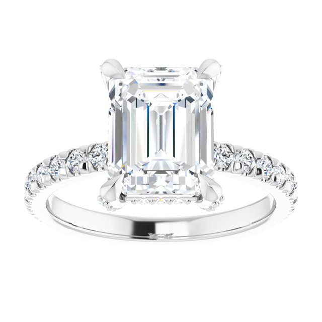 Accented Engagement Ring
