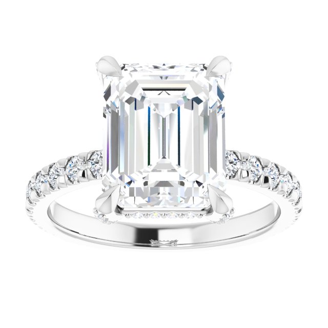 Accented Engagement Ring
