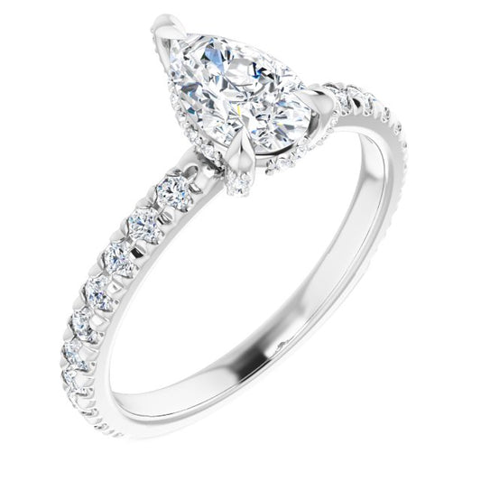 Accented Engagement Ring