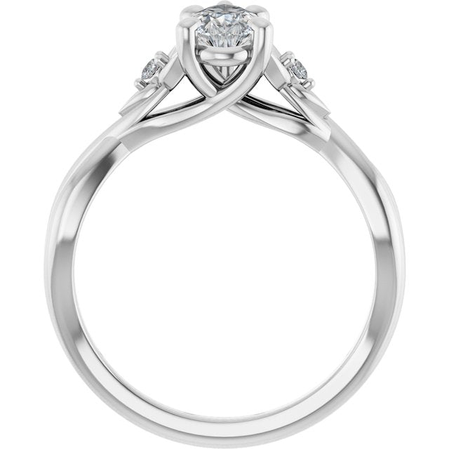 Accented Engagement Ring