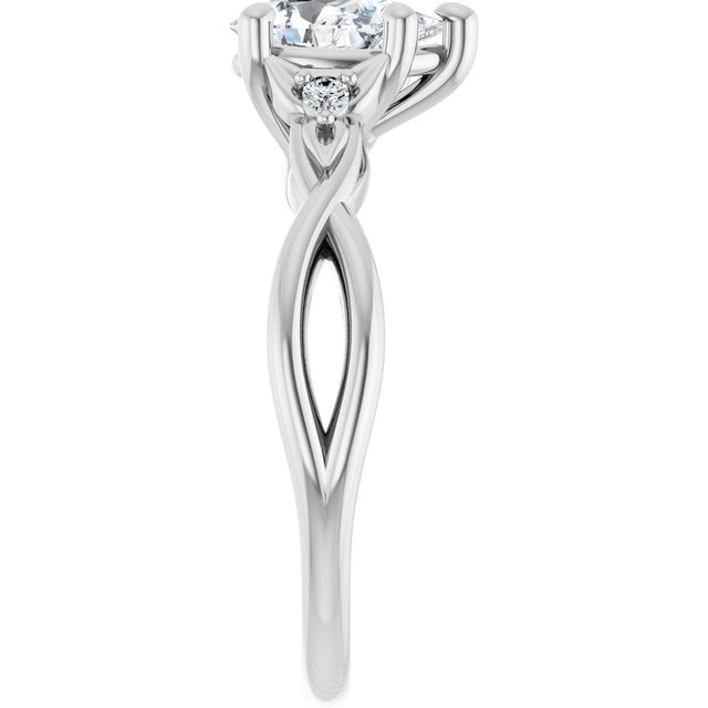 Accented Engagement Ring
