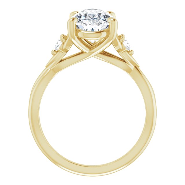 Accented Engagement Ring