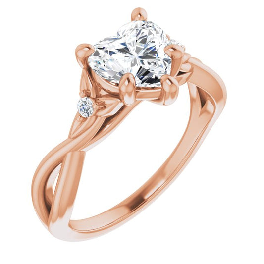 Accented Engagement Ring