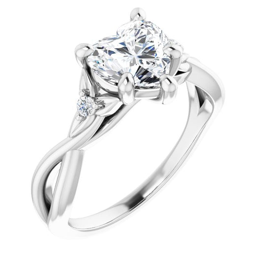 Accented Engagement Ring
