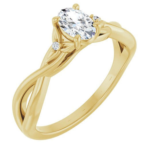 Accented Engagement Ring