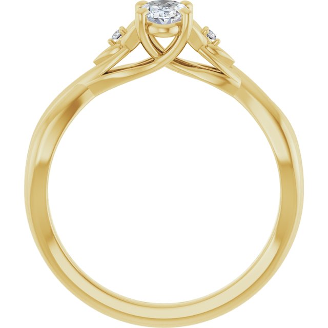 Accented Engagement Ring