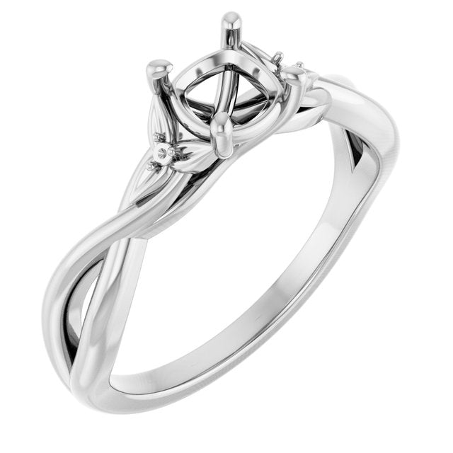 Accented Engagement Ring