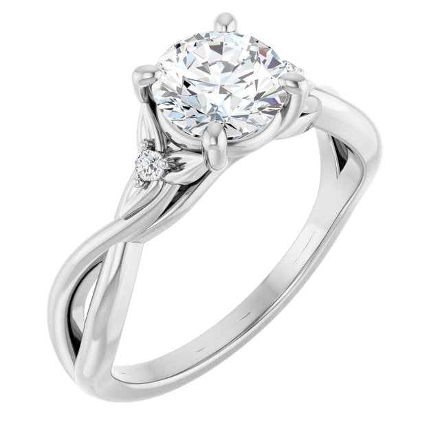 Accented Engagement Ring