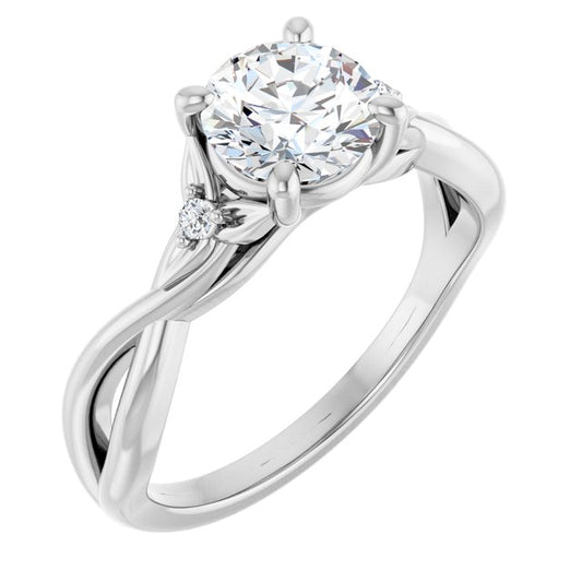 Accented Engagement Ring