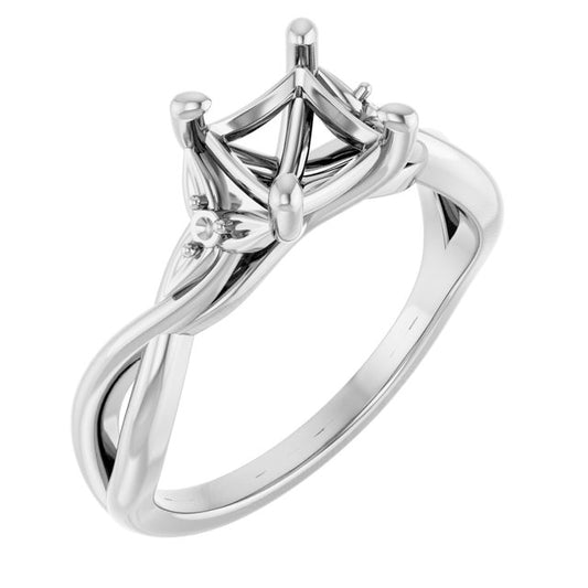 Accented Engagement Ring