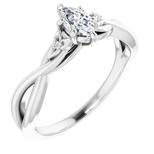 Accented Engagement Ring