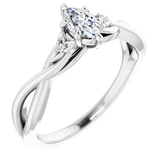 Accented Engagement Ring