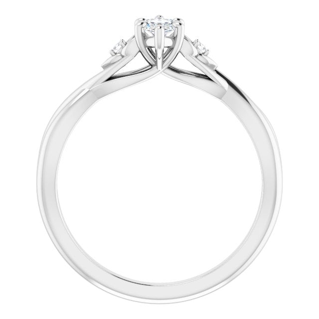 Accented Engagement Ring