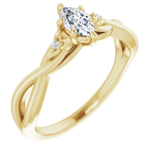 Accented Engagement Ring
