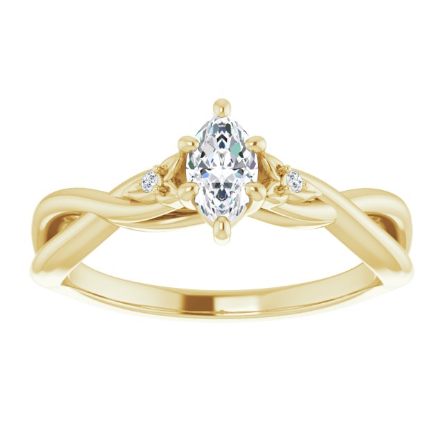 Accented Engagement Ring
