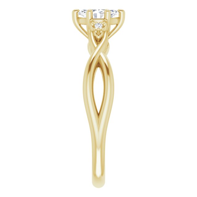 Accented Engagement Ring
