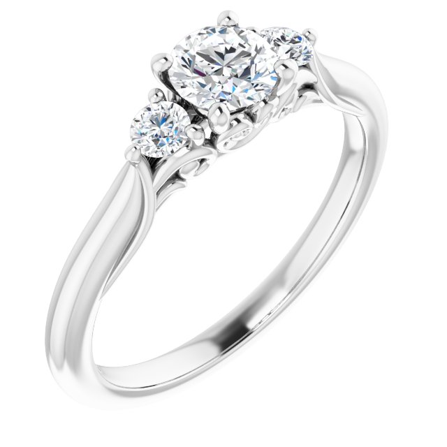 Accented Engagement Ring