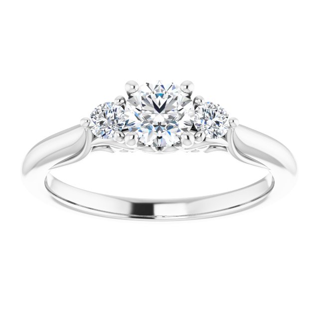 Accented Engagement Ring