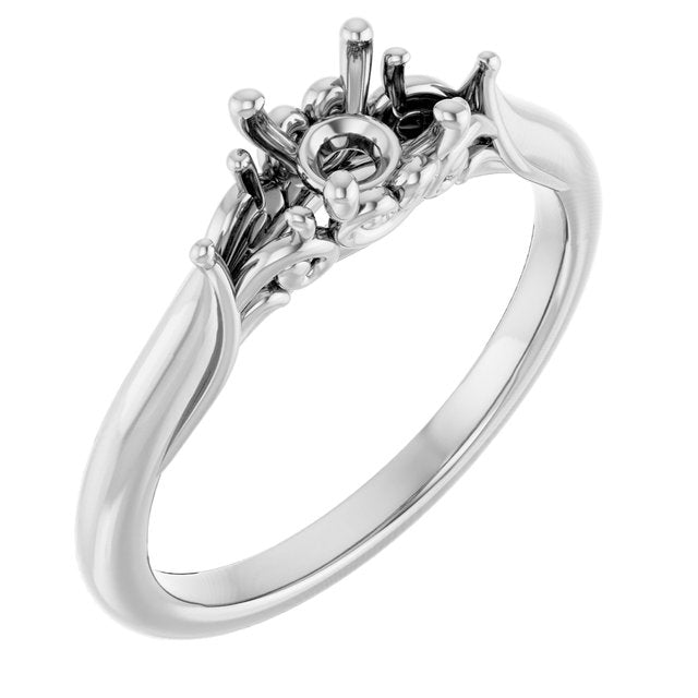 Accented Engagement Ring