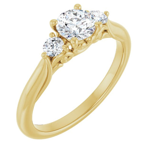 Accented Engagement Ring