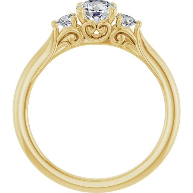 Accented Engagement Ring