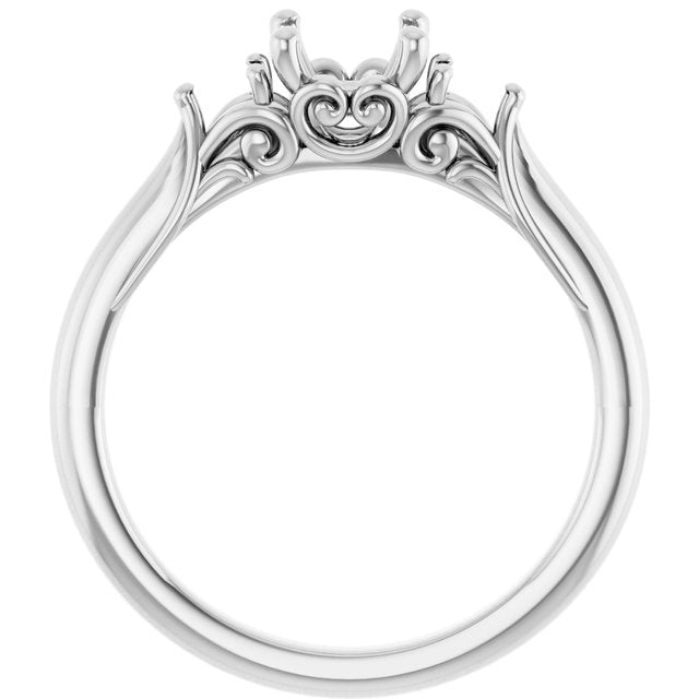 Accented Engagement Ring